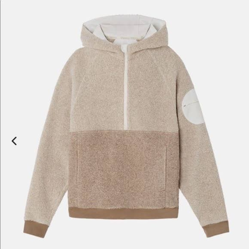 Outdoor Voices MegaFleece 1/2 Zip Hoodie Oatmeal